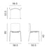 Catifa 46 Chair Unicolored Frame Chrome